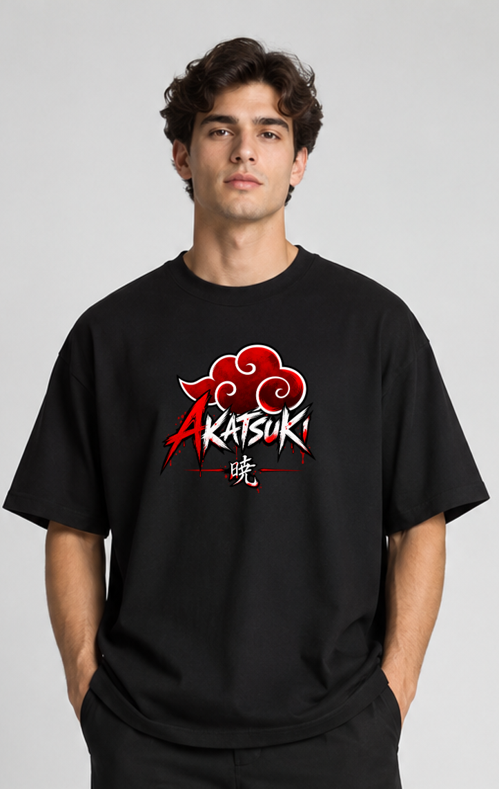 Oversized T-shirt AKATSUKI