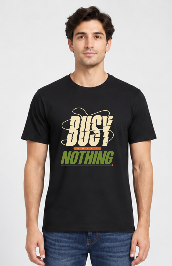 Regular T-shirt Busy Doing Nothing