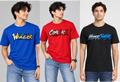 Combo of 3 Regular T-shirts with Print(Whatever, Comeback, Hypercharge)