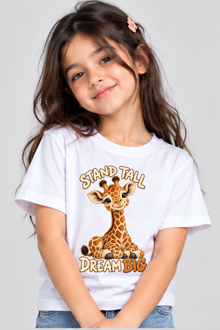 Kids T-shirts Cute Giraffe