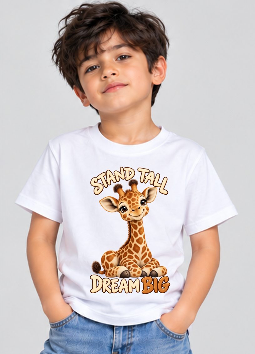 Kids T-shirts Cute Giraffe
