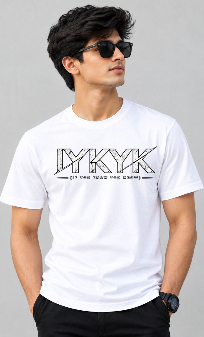 Combo of 3 Regular T-shirts with Print (Reboot, IYKYK, IIWII)