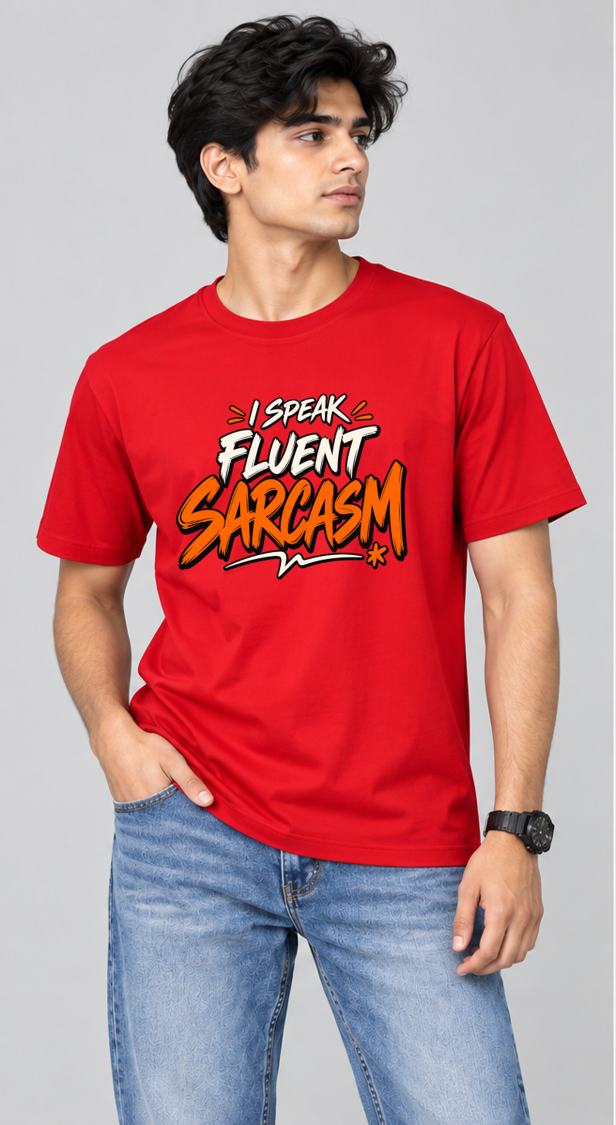 Regular T-shirt I Speak Fluent Sarcasm