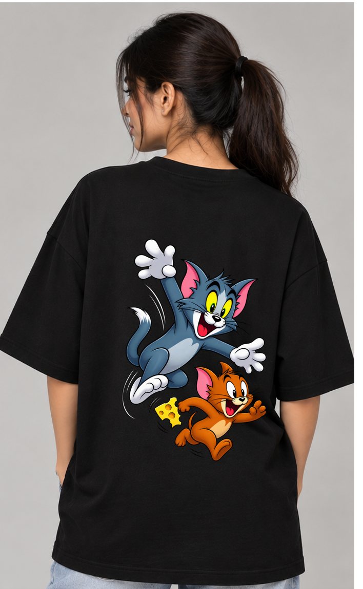 Oversized T-shirt Tom and Jerry