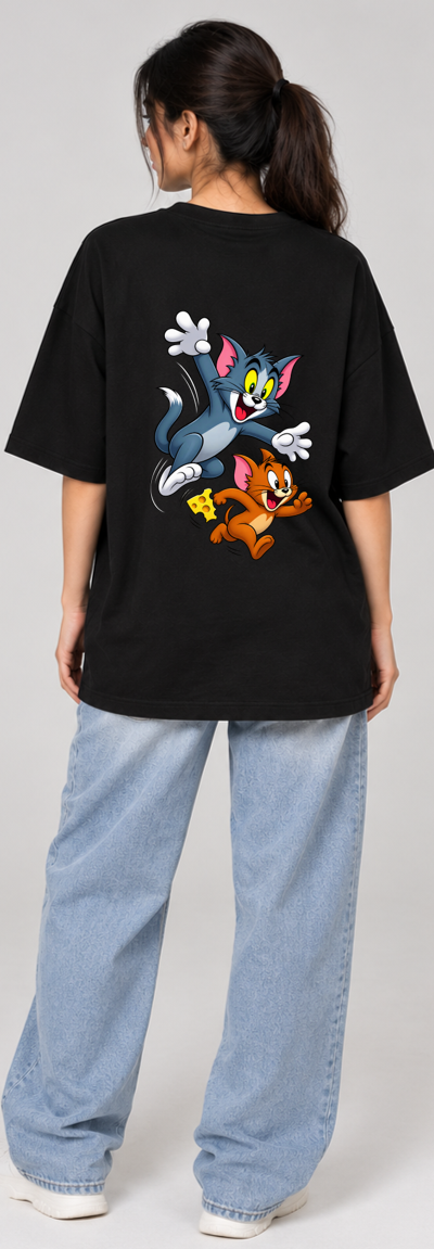 Oversized T-shirt Tom and Jerry