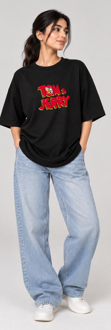 Oversized T-shirt Tom and Jerry