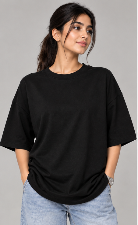 Oversized T-shirt Too Tired to Pretend