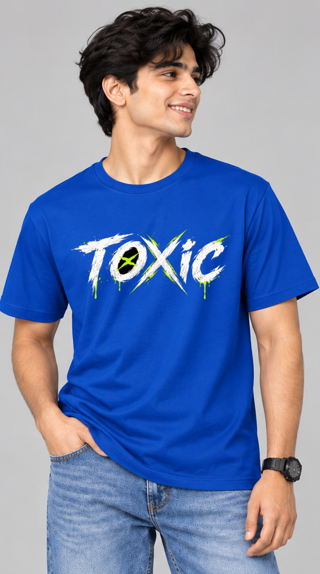 Combo of 3 Regular T-shirts with Print (Reboot, Toxic, Vibe)