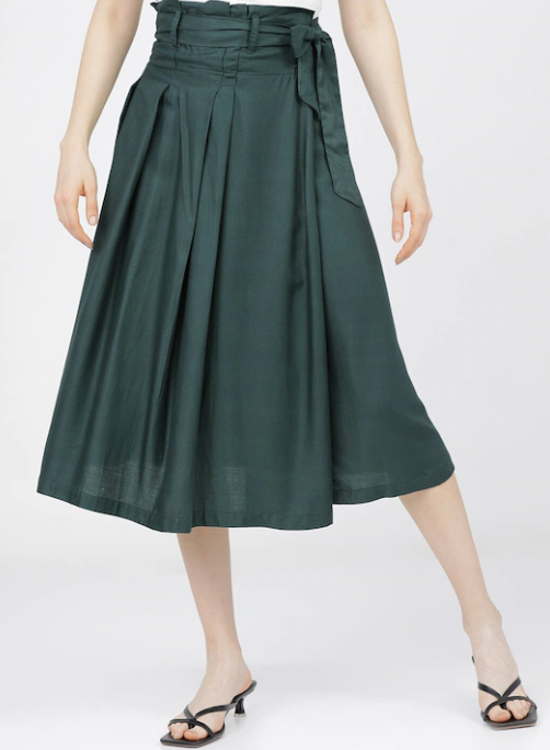 Trendigo Women Green Skirt