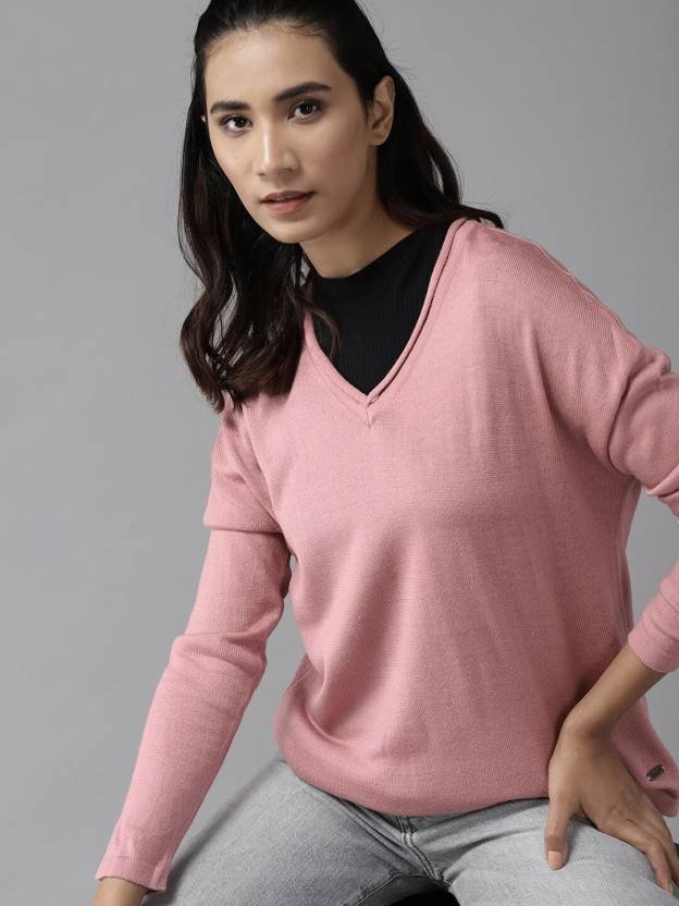Trendigo Women Pink Sweater
