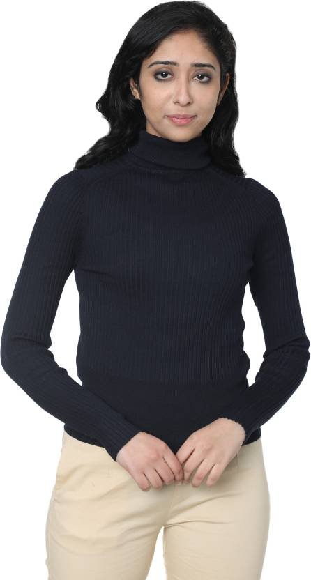 Trendigo Women Dark Blue Sweater